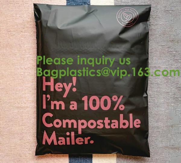 Compostable Corn starch Mail Bag Biodegradable Eco Envelope Postal Mailing Bag Waterproof Self-Seal Courier Bags
