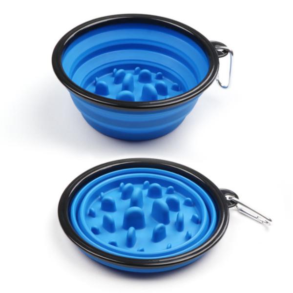 Collapsible Silicone Puzzle Pet Travel Bowl Lead Free