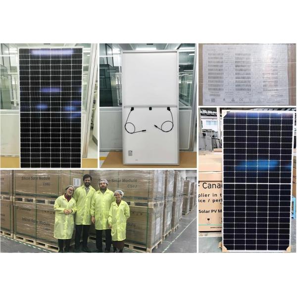 2278x1134x30mm Canadian Panel Modules Mono Facial Hiku6 High Power 535W Solar Panel for Solar Project