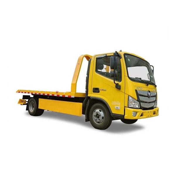 Foton Aumark Road Wrecker Truck 4x2 Flat Bed Recovery Truck Euro Ⅲ Standards