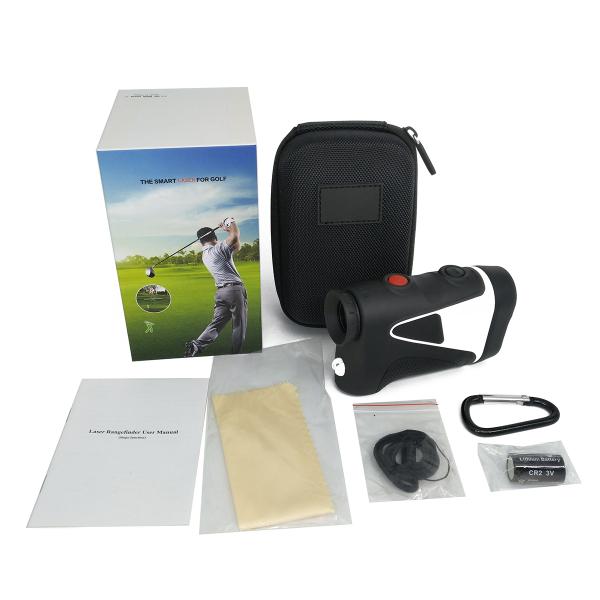 IPX6 Waterproof Golf Laser Rangefinder With Slope High Transparency Lcd Strip