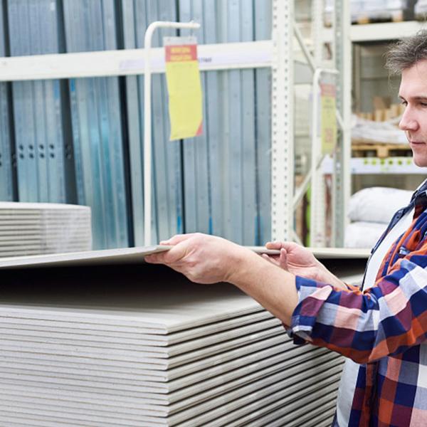 Доска гипса 1220 x 2440mm бумажная смотреть на, водоустойчивый OEM гипсовой доск