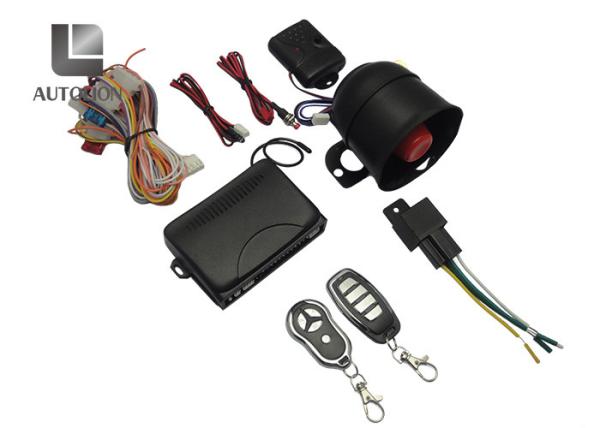 CE FCC ROHS Car Alarm Anti Theft System One Way Octopus With 4 Buttons