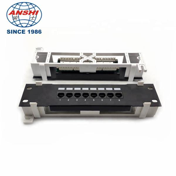 CAT5e 110 IDC Type Rack Mount Patch Panel 1U 8 Port