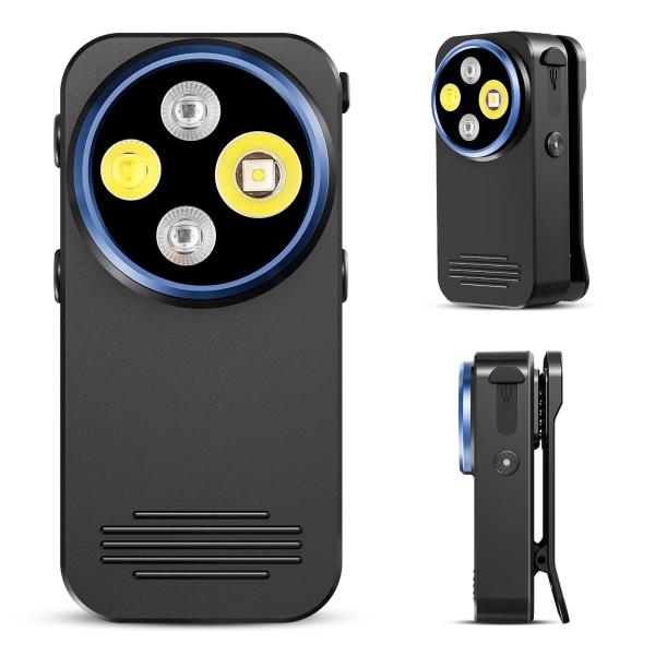 Rechargeable LED Work Light with 500 Lumens Brightness 120m Beam and IPX6 Waterproof for Outdoor Camping and Emergency