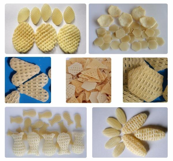 Custom Snack Pellet Production Line 380V 70kw Capacity 150kg / H 27000 X 2000 X 2000mm