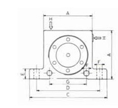Pneumatic Roller Vibrator 10100 - 36100 Cycles/Minute Adjustable For Packaging Filling