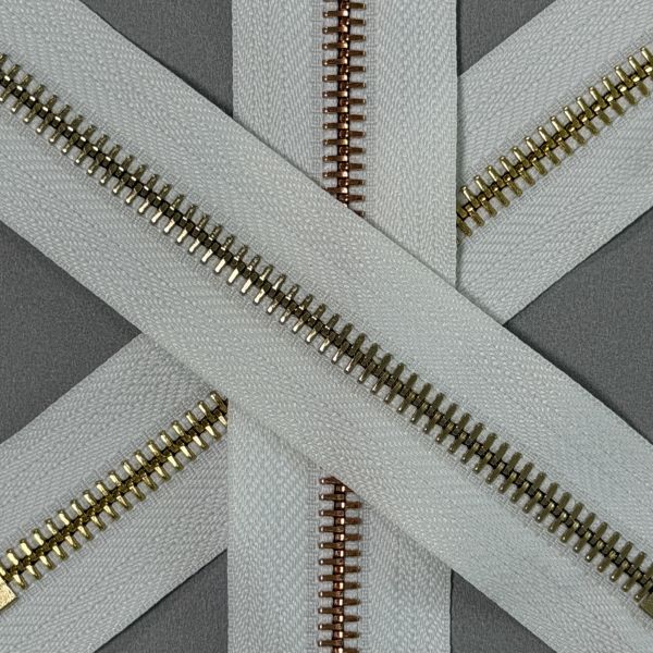 Precision Machining Metal Zipper Non Divisible #5 For Handbags Clothing
