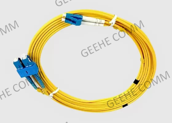 3M SC-LC 9/125 OS2 Singlemode PVC OFNR Duplex Fiber Patch Cable