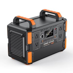 1200W Portable Power Station with LiFePO4 Battery and MPPT Controller for Outdoor Camping