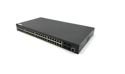 Fan Control PoE Ethernet Switch MSG8448 48 BaseTX 4 SFP L2 GPIO 30W