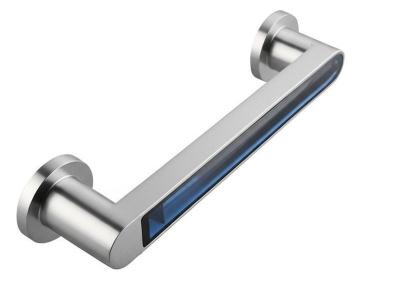 Customizable Colors Glass door handle with a sleek and modern design in stainless steel