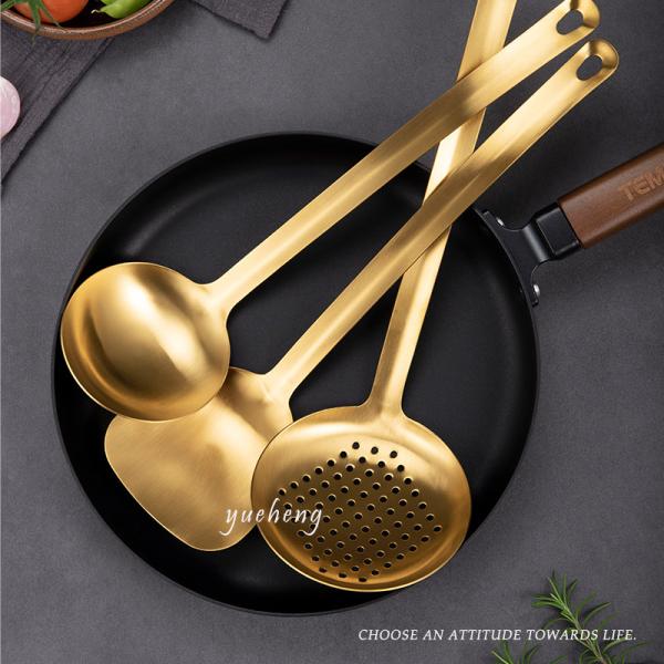 Factory Gold Luxury Color Stainless Steel Kitchen TOOLS Utensils  Amazon Kitchen Tool