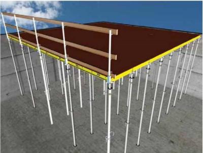 6061-T6 Aluminum Concrete Frame Formwork System For House Building