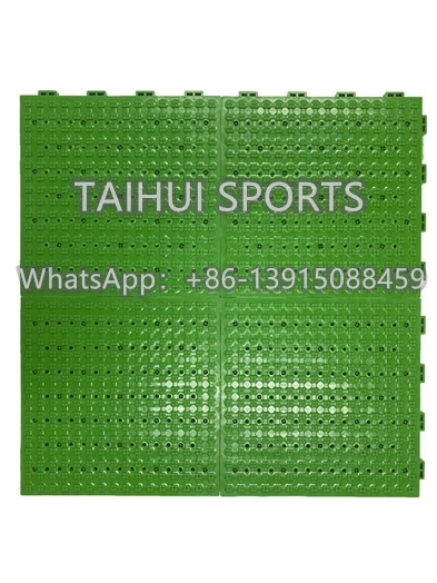 Interlocking Synthetic Belt Shock Pad Perfect Drainage Design For Basketball Court And Table Tennis Floor