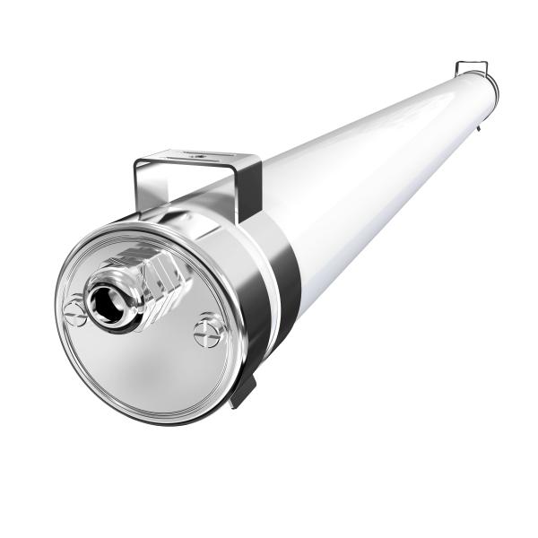 Industrial 30w Tri Proof LED Batten Anti UV PC Transparent Cover For Farm