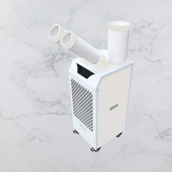 Refroidisseur d'air mobile économe en énergie avec une puissance de vent forte et concentrée pour le refroidissement et la ventilation en tout lieu