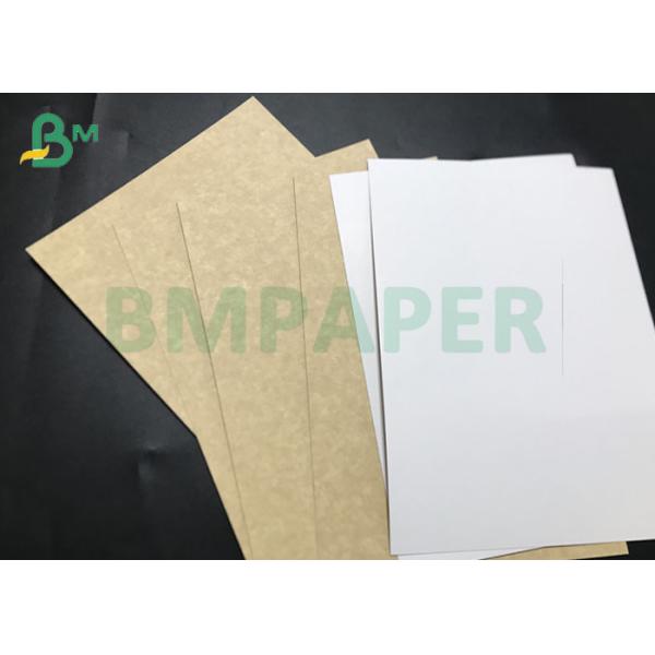 High Bulky Food Grade 250gsm 325gsm White Top Kraft Board 24 * 25" Sheets Высокое громоздкое качество еды 250гсм 325гсм белая верхняя доска Крафт 24 * 25