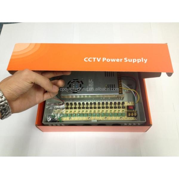 Secure Your CCTV Power Supply with 12V DC 30A 18CH Switch Box and Over-temp Protection