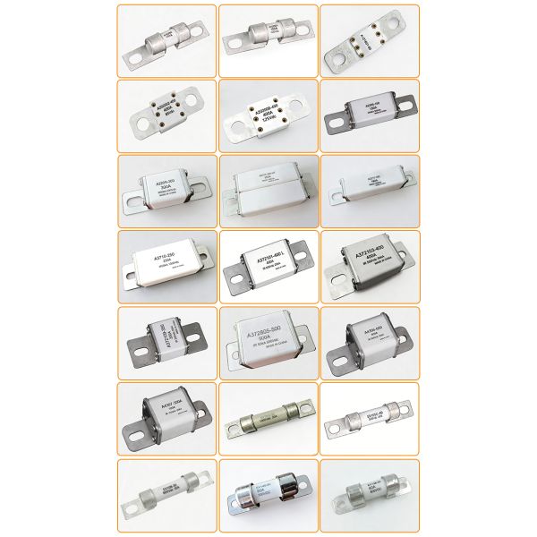 High Current Fuse 350A to 700A 85V DC Ceramic Body Stud-Mount for Industrial Power Applications