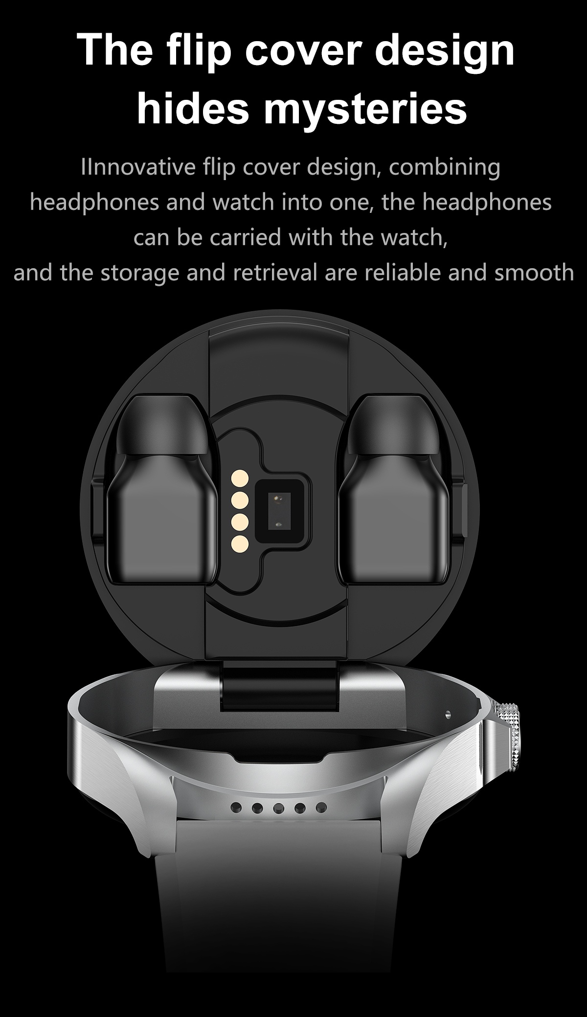 Dual Bluetooth Smart Watch with Call Function & Health Monitor