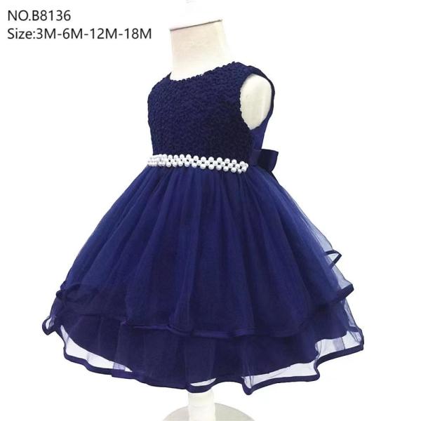 Summer Girls Princess Dress Comfortable High Durability Pink Purple