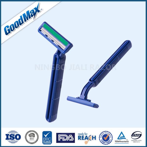 Custom Logo Twin Blade Disposable Medical Razor With Lubricant Strip