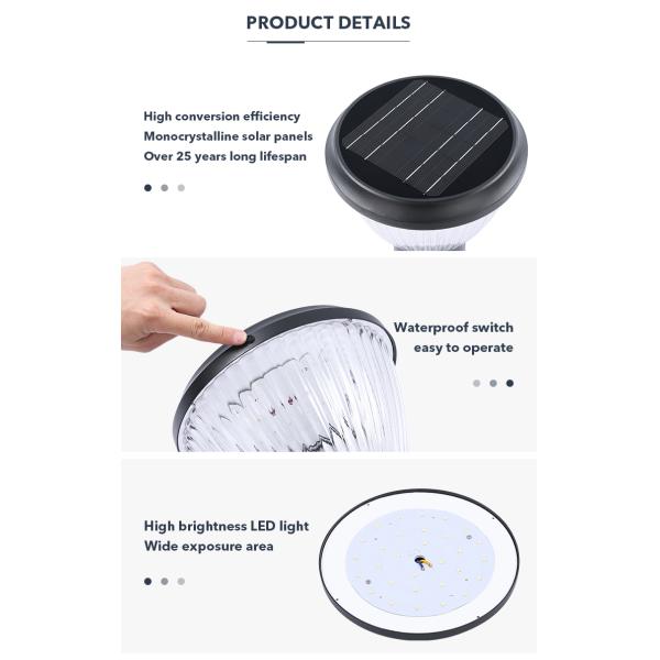 света стены СИД 4.5W современные на открытом воздухе солнечные для вилл дворов