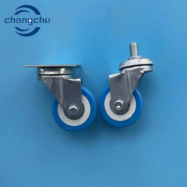 Top Plate Heavy Duty Industrial Casters Black High Load Capacity Caster Wheels with Brake