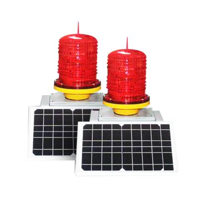 Luzes de aviso postas solares dos aviões da baixa intensidade ângulo de feixe de 360 graus