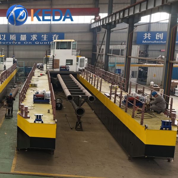Hydraulic Cutter Suction Dredger with High-Performance Engine and Durable Structure for Wide Discharge Distance