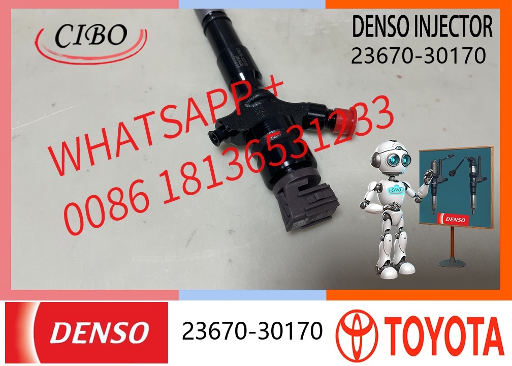 Genuine New Diesel Car Fuel Injector Model 23670-39445 & 23670-30170 Compatible with 295900-0190 & 295900-0240