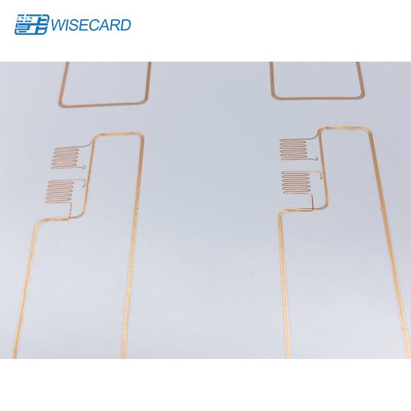 Wisecard LF/HF/UHF Chip Rfid Prelam Inlay for Producing EMV Smart Card