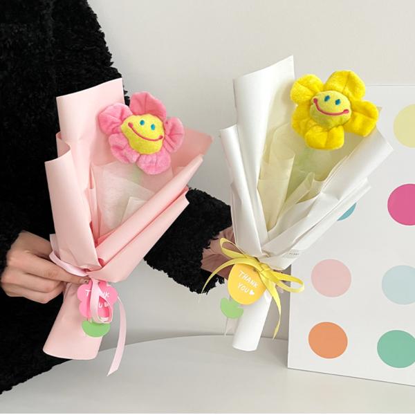 Día de la Madre &520 Bouquet de girasoles de tejido artificial único