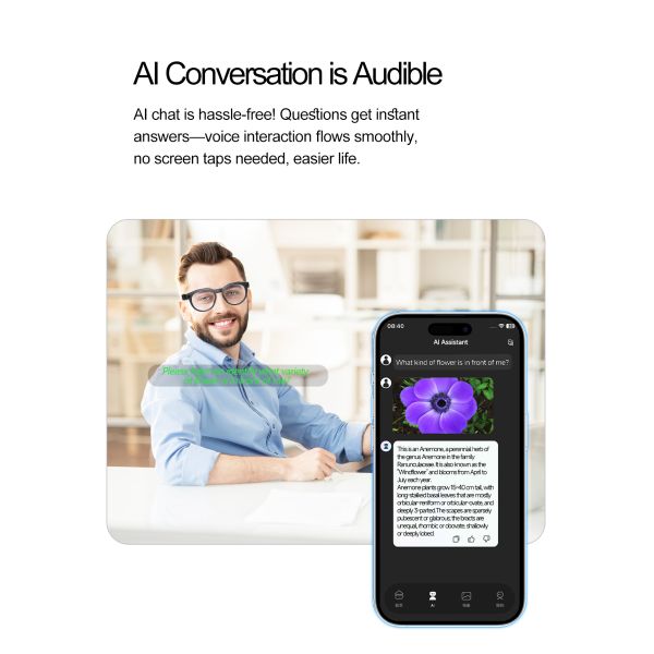 Photochromic Smart Glasses W611 Pro Auto-Tinting Lenses 8MP Camera AI Voice Assistant WiFi 1080P Video IP66 Waterproof Magnetic