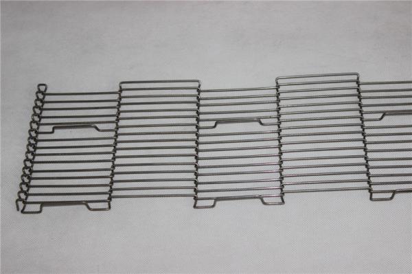 Washing Equipment Metal Mesh Conveyor Belt Stainless Steel 304 / 316 Materials