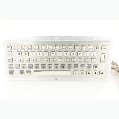 Clavier imperméable 300x110mm en métal de kiosque de claviers de la catégorie IP65 médicale