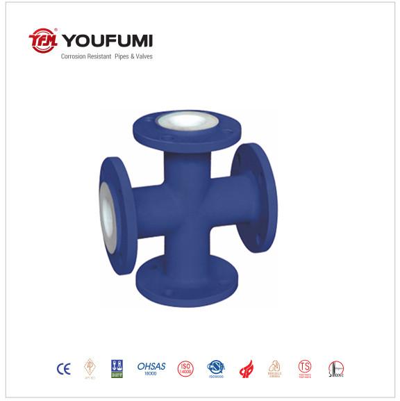 PTFE Lined Pipe Fittings Spool Type