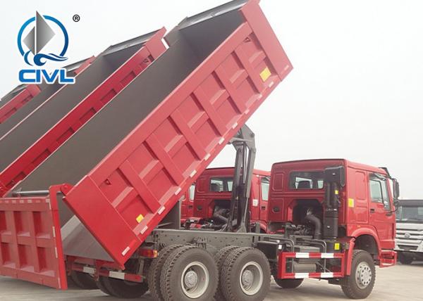 15M3 Sinotruk Howo Euro II New  Dump Commercial Used Trucks With 30 Ton Payloader Optional Color