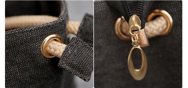 Spring new Korean version of the trend of minimalist canvas shopping bag handbag shoulder bag handbag tide