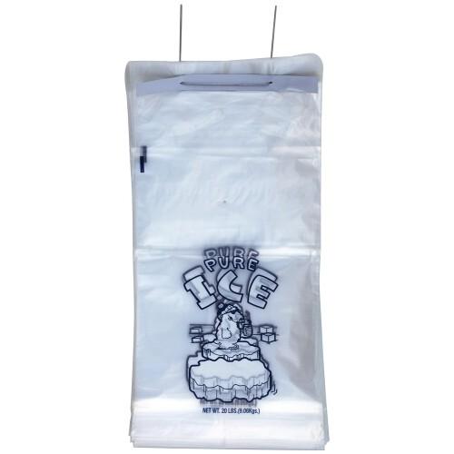 Clear PE biodegradable small plastic bags with Wicket for food bread packing