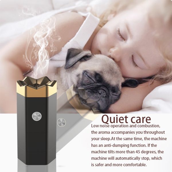 Intelligent Portable Aroma Diffuser Anti Tipping Electronic Agarwood Incense Burner