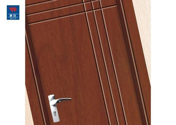 Exterior Solid Board Single Leaf Doors Design Fire Rated Wooden Door