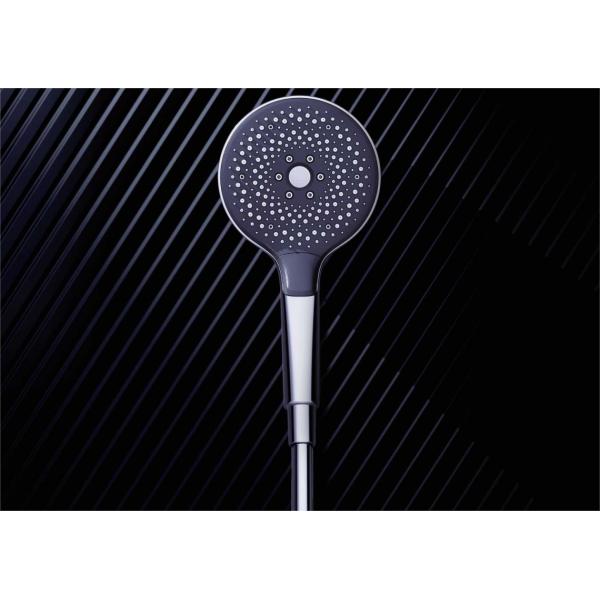 Round Wall Mounted Rain Fall Shower Head with Single Handle and Without Slide Bar