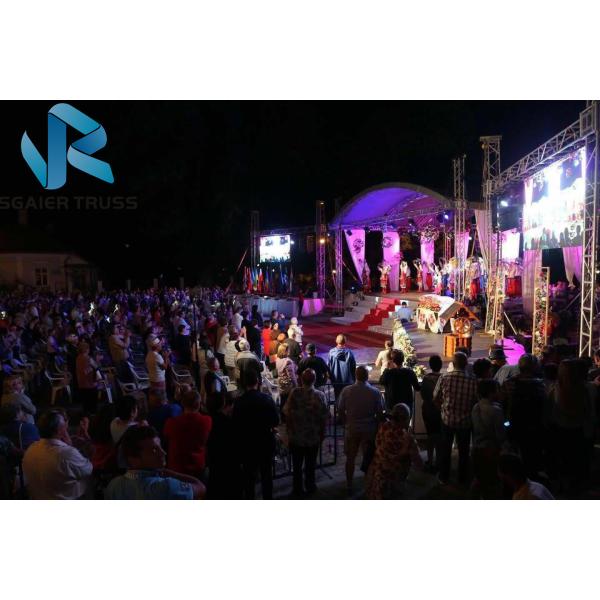 Lighting Tower Aluminum Arch Truss , Children Square / Banquet Party Truss