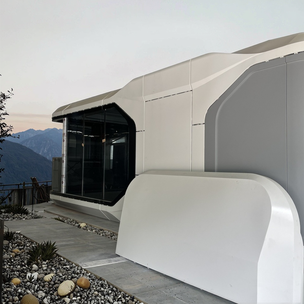 Modular Prefabricated Villa Garden House Capsule Mobile Hotel Camping Space Portable Container Houses for Urban Villas Urban