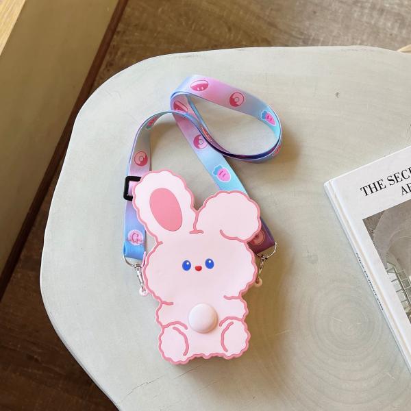 Легкая без BPA силиконовая ручка и карандаш Поп-коробка плечевая сумочка Фиджетные игрушки Сумочка для девочек