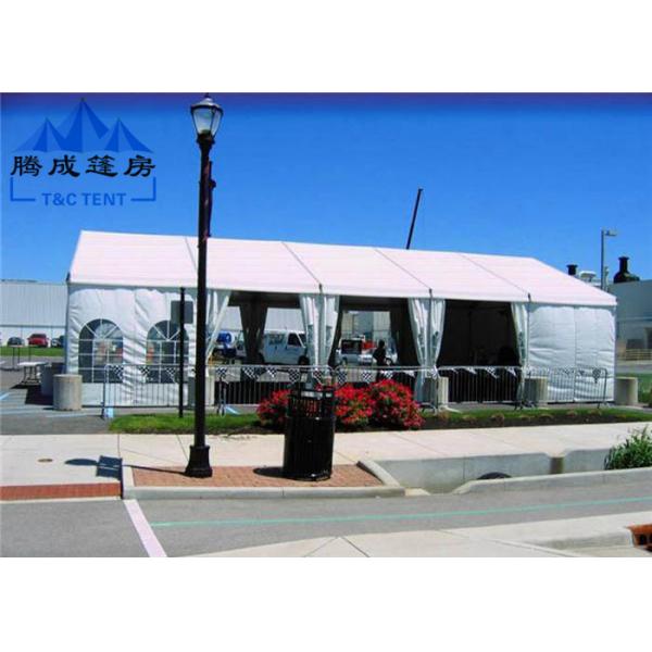 White Color Heavy Duty Party Tent , Wind Resistant Easy Assembled Marquee Tent Wedding