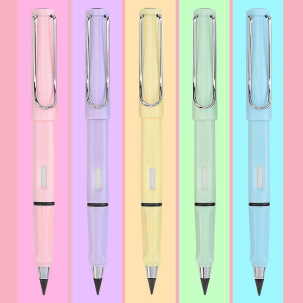 Plastic Body Standard Pencils Holder for 12 Colors Ink-Free Reusable Erasable Pencils