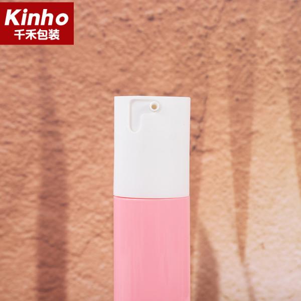 PP Cylindrical Vacuum Spray Bottle Twist Switch CRC Skincare Cream Serum 15-50ml Airless Pump Foundation